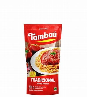 MOLHO DE TOMATE TRAD POUCH 300G TAMBAU